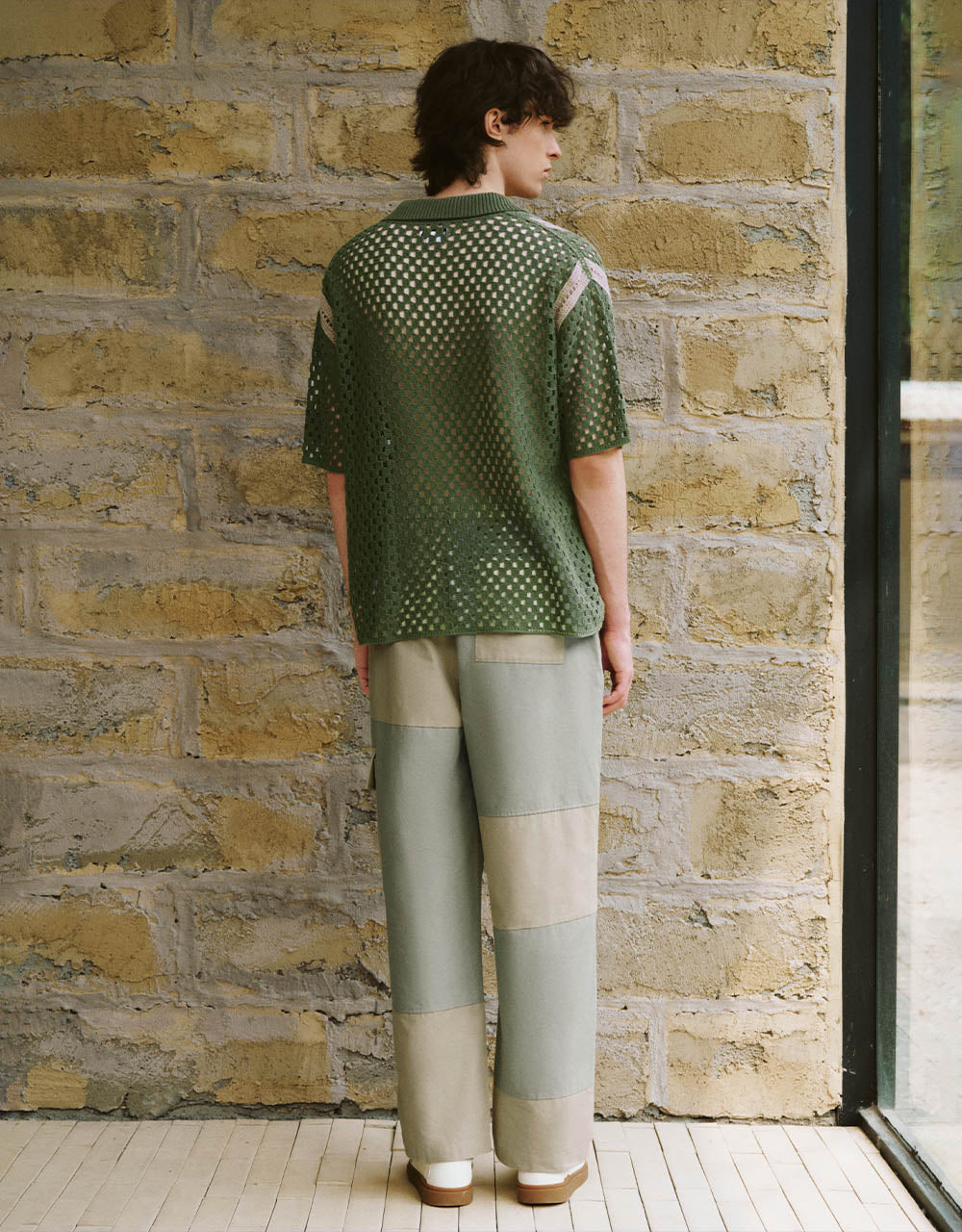 Two Toned Straight Pants