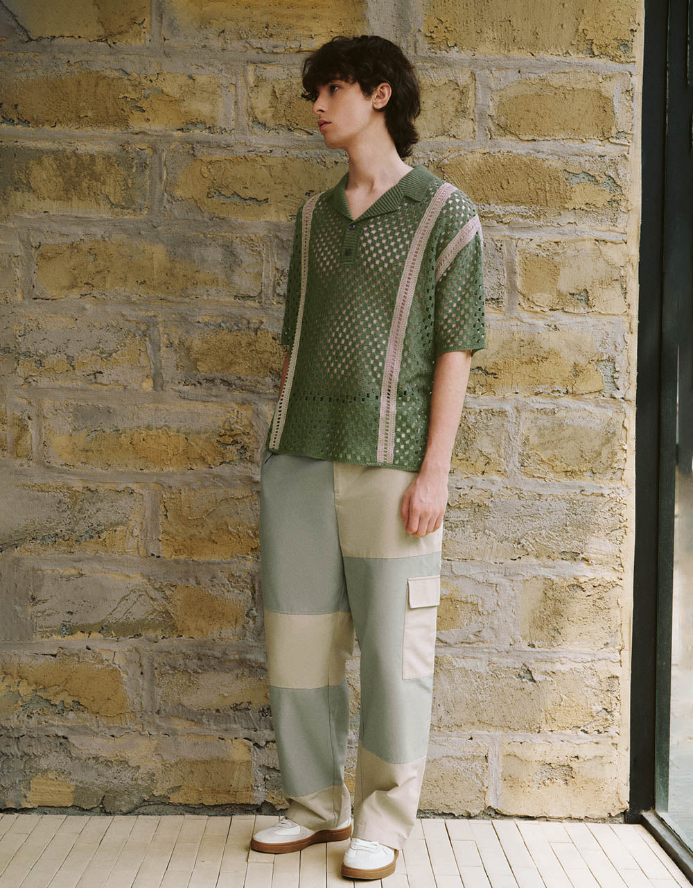 Two Toned Straight Pants
