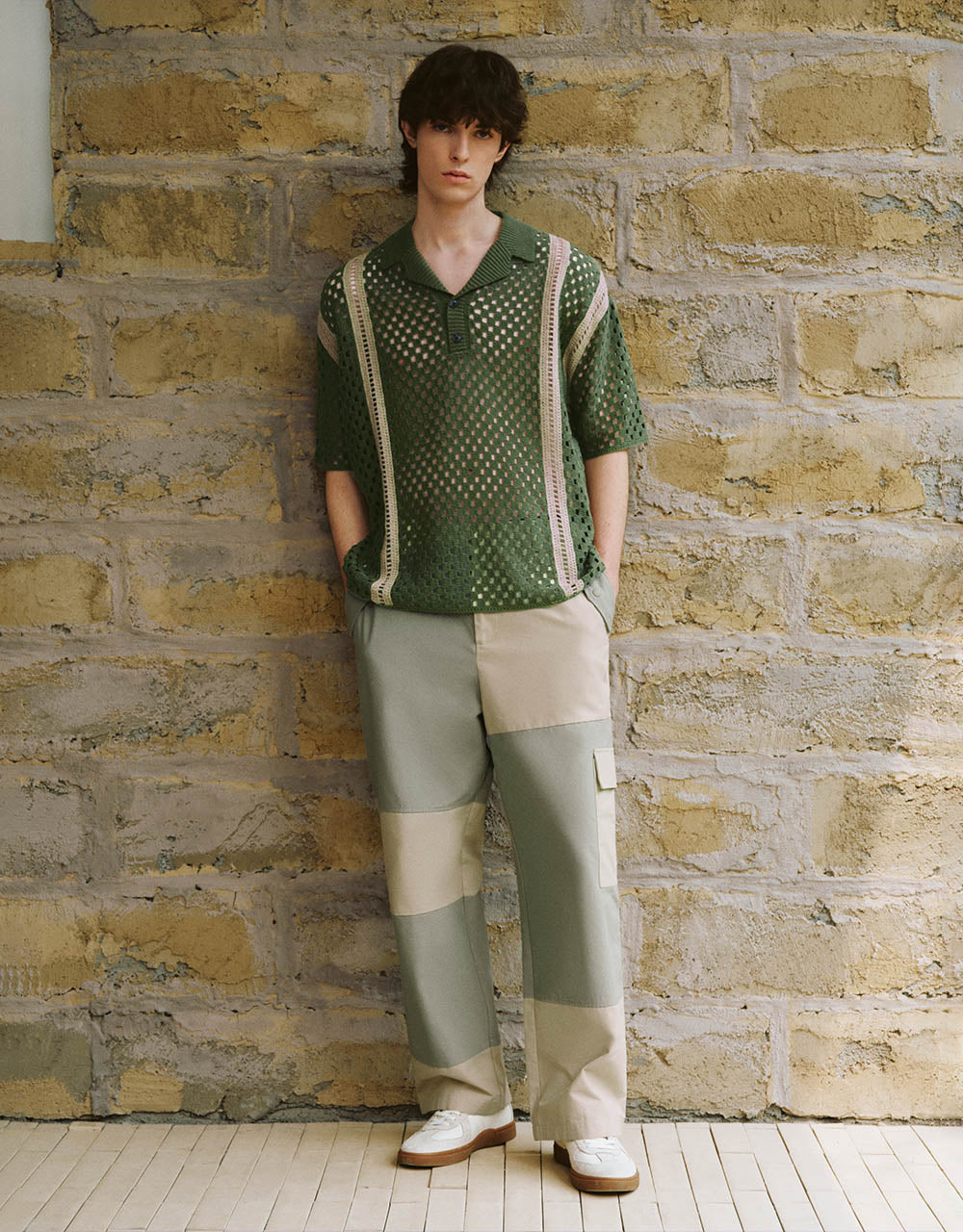 Two Toned Straight Pants