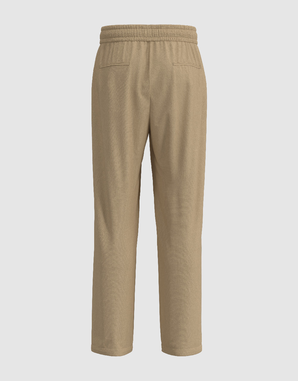 Elastic Waist Wide-Leg Pants