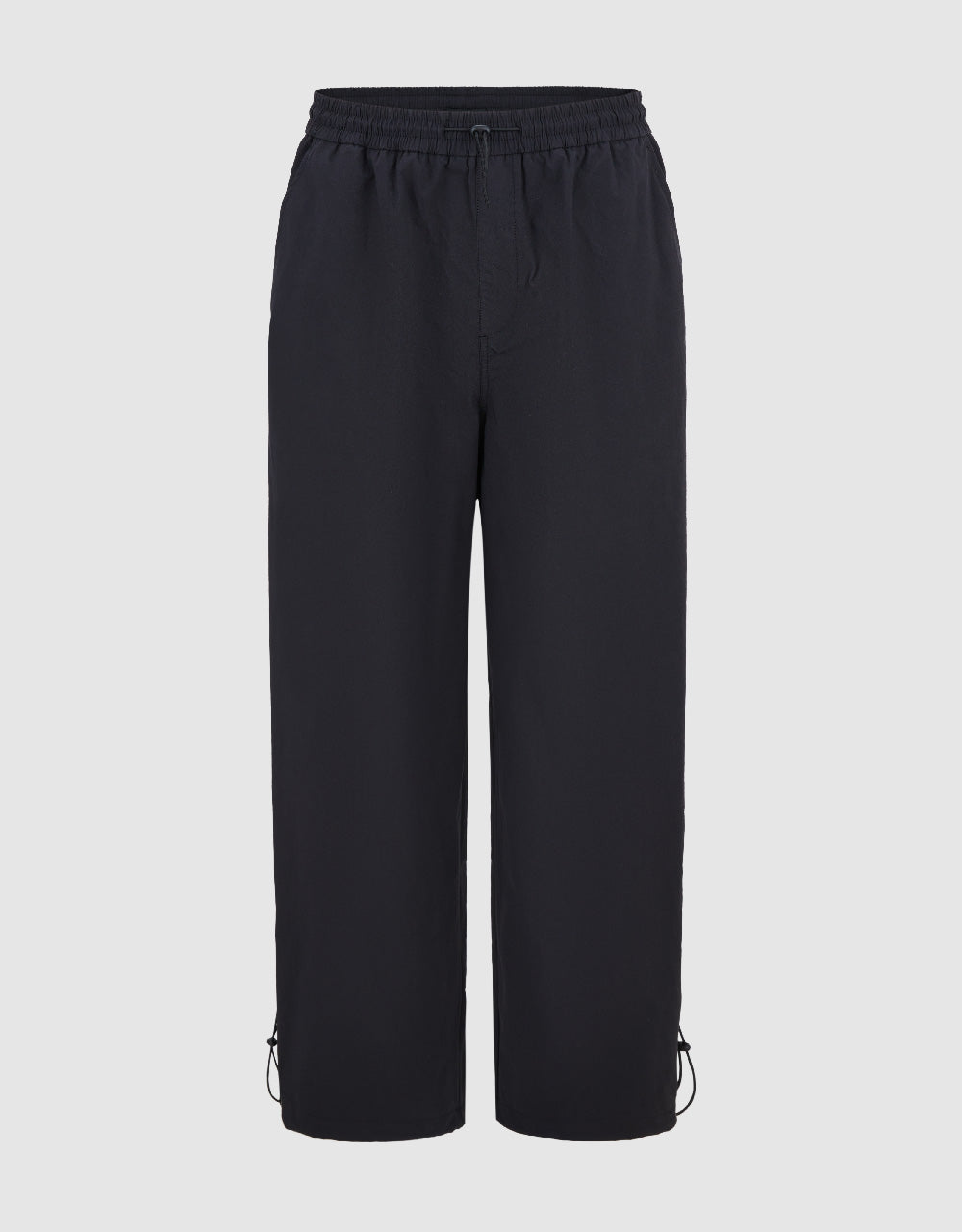 Drawstring Waist Straight Pants