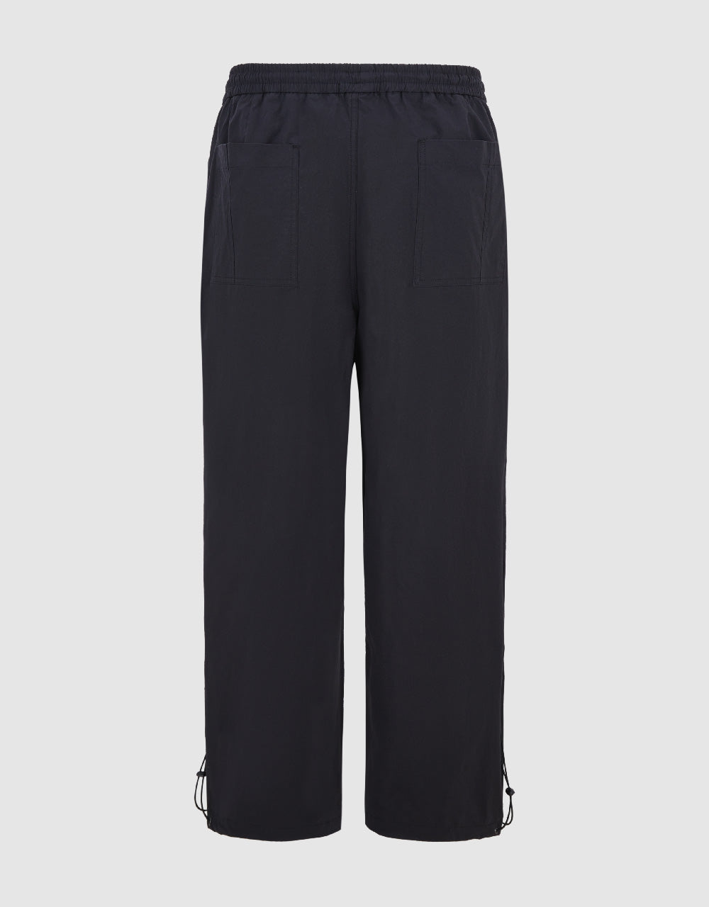 Drawstring Waist Straight Pants