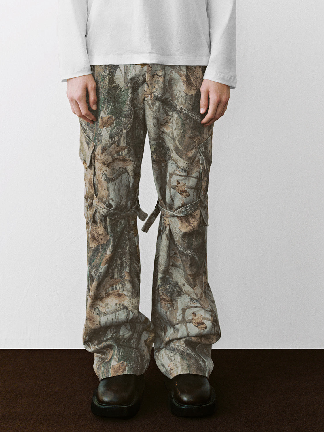 Camo Wide-Leg Pants