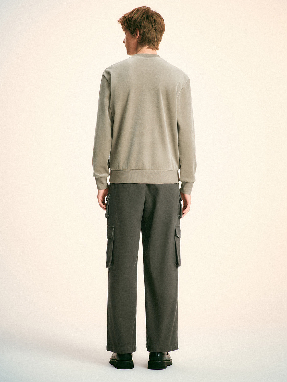 Flap Pocket Wide-Leg Pants