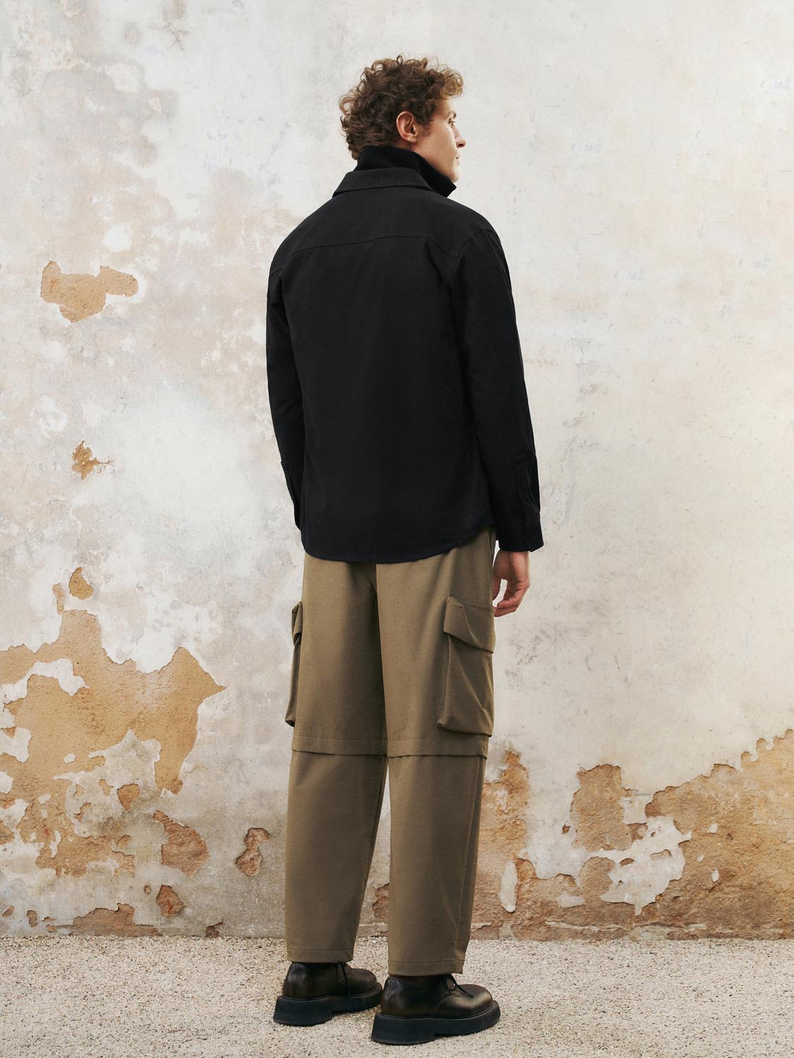 Elastic Flap Pocket Jogger Pants