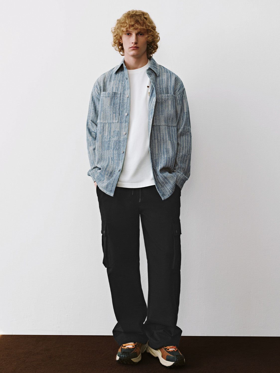 Bottom Up Loose Denim Shirts