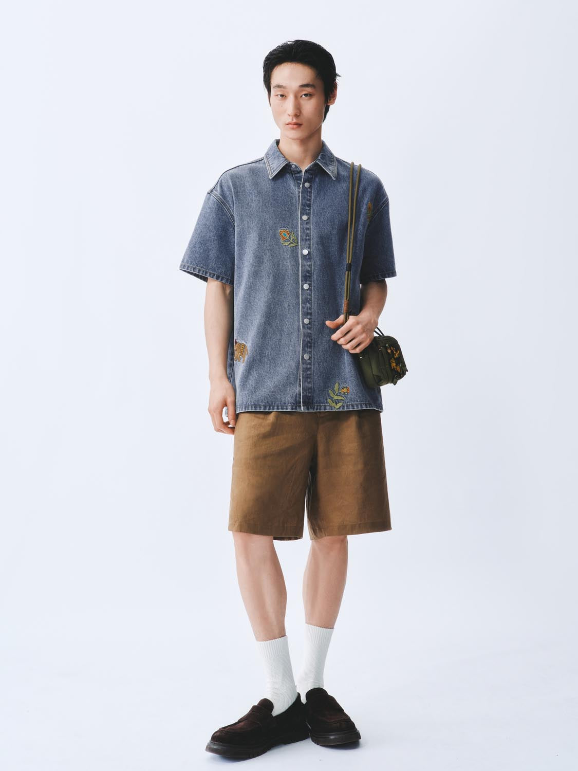 Denim Short Sleeve Shirts