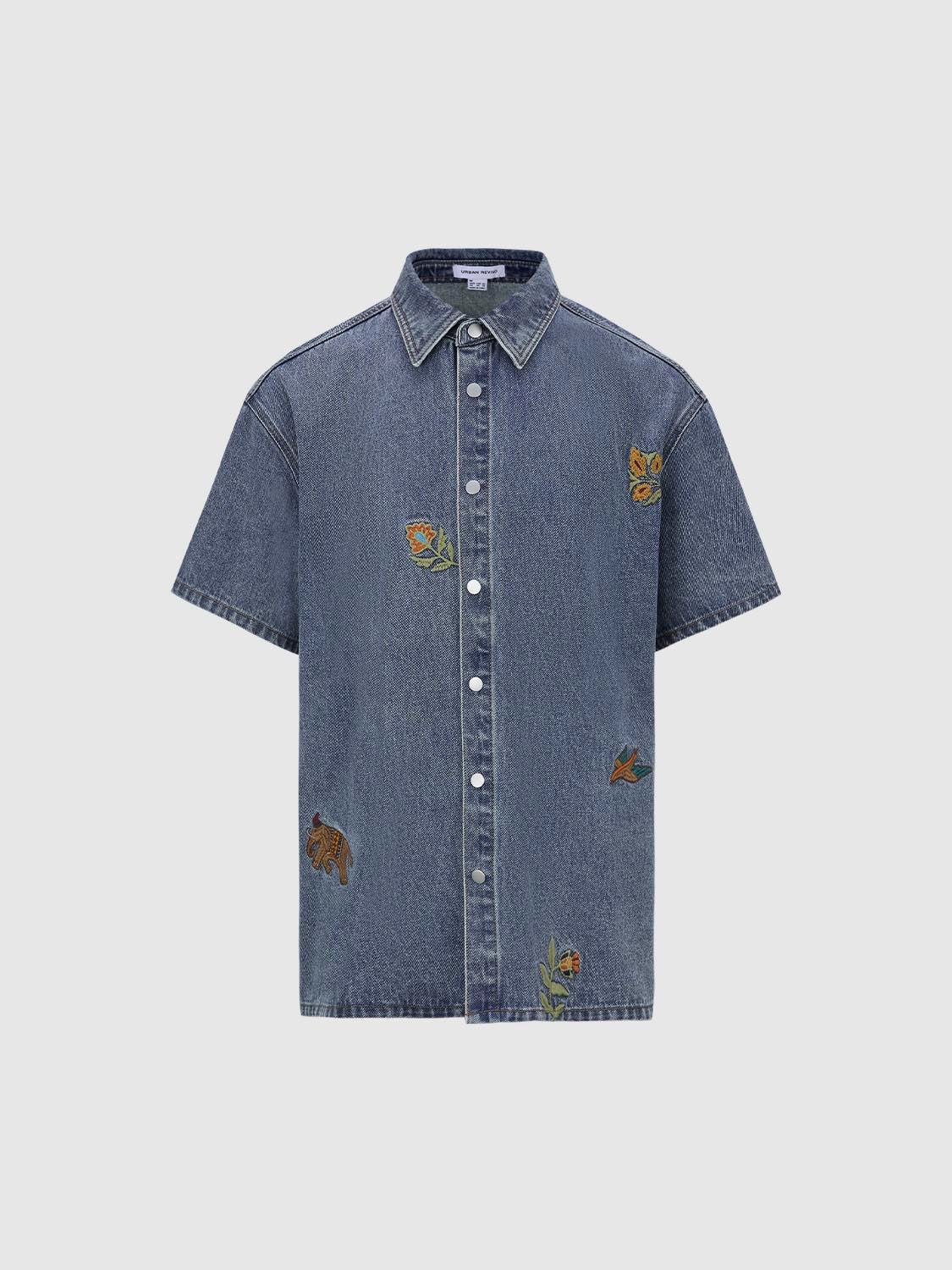 Denim Short Sleeve Shirts