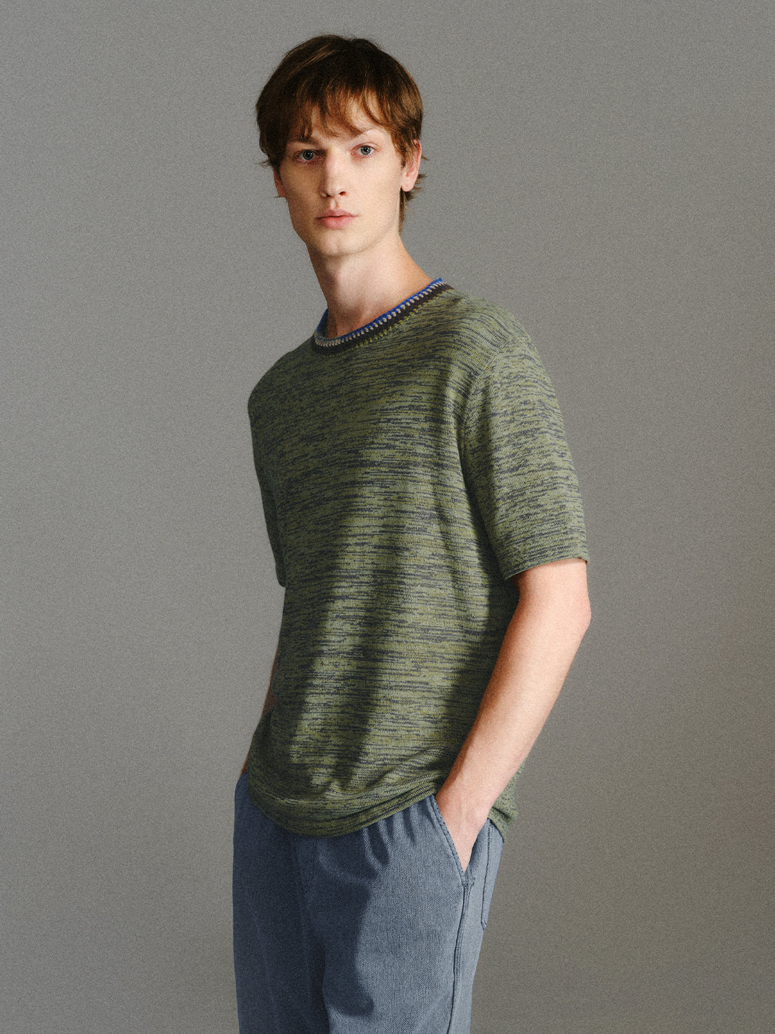 Knitted Short Sleeve T-Shirts