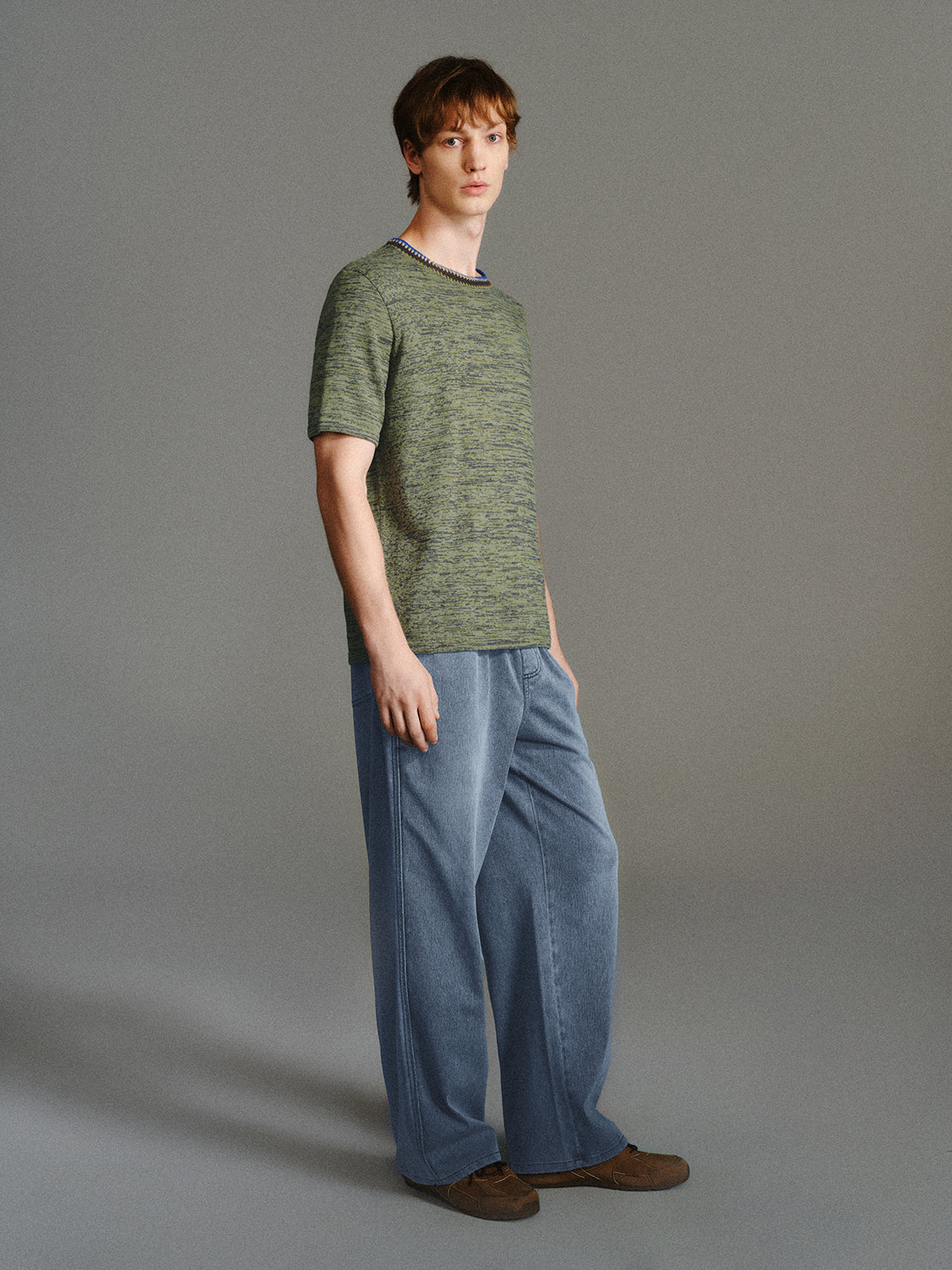 Knitted Short Sleeve T-Shirts