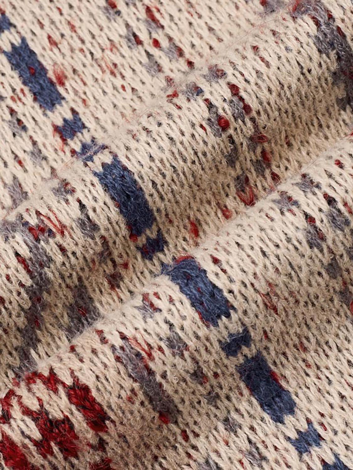 Spliced Long Sleeve Knitted T-Shirts