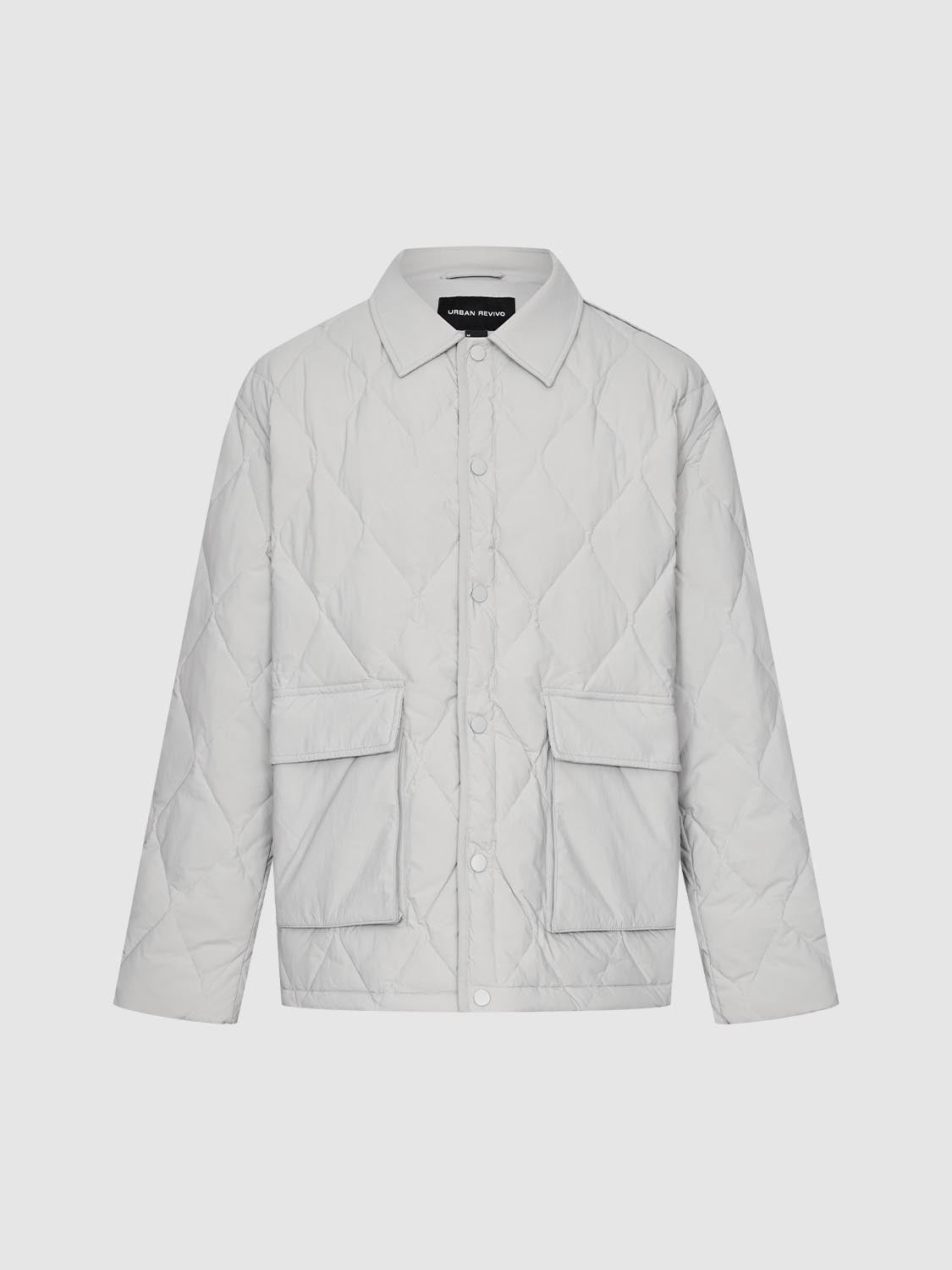 Flap Pocket Puffer Padded Jackets