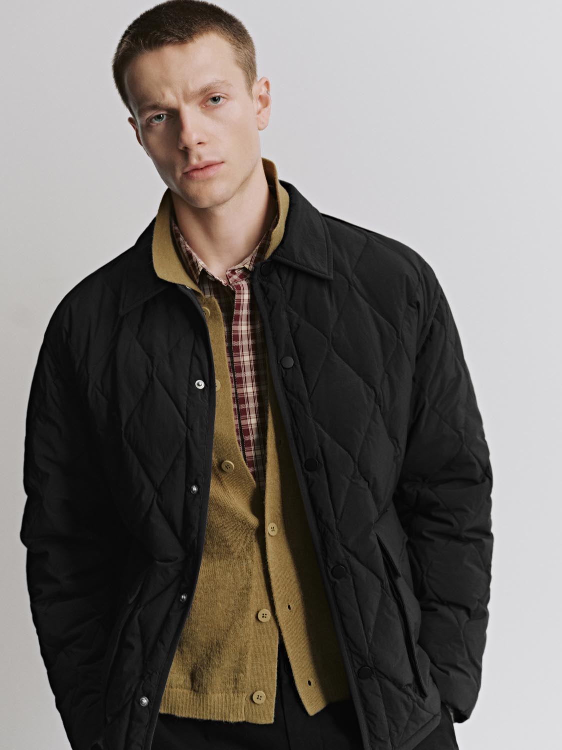 Flap Pocket Puffer Padded Jackets