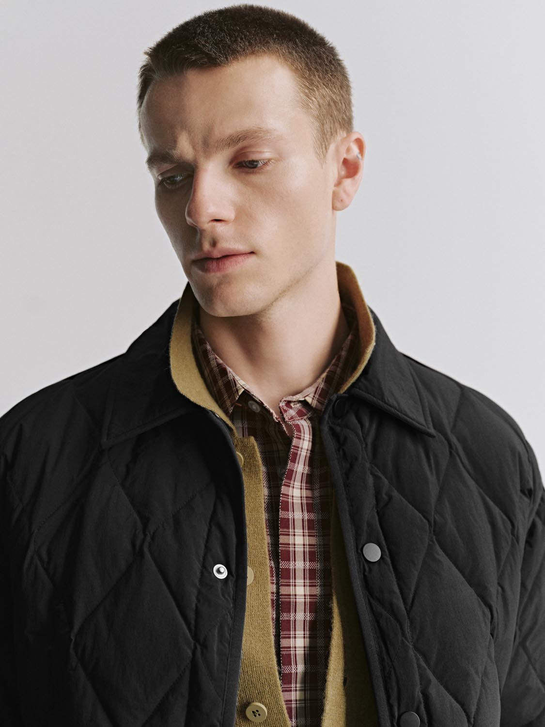 Flap Pocket Puffer Padded Jackets