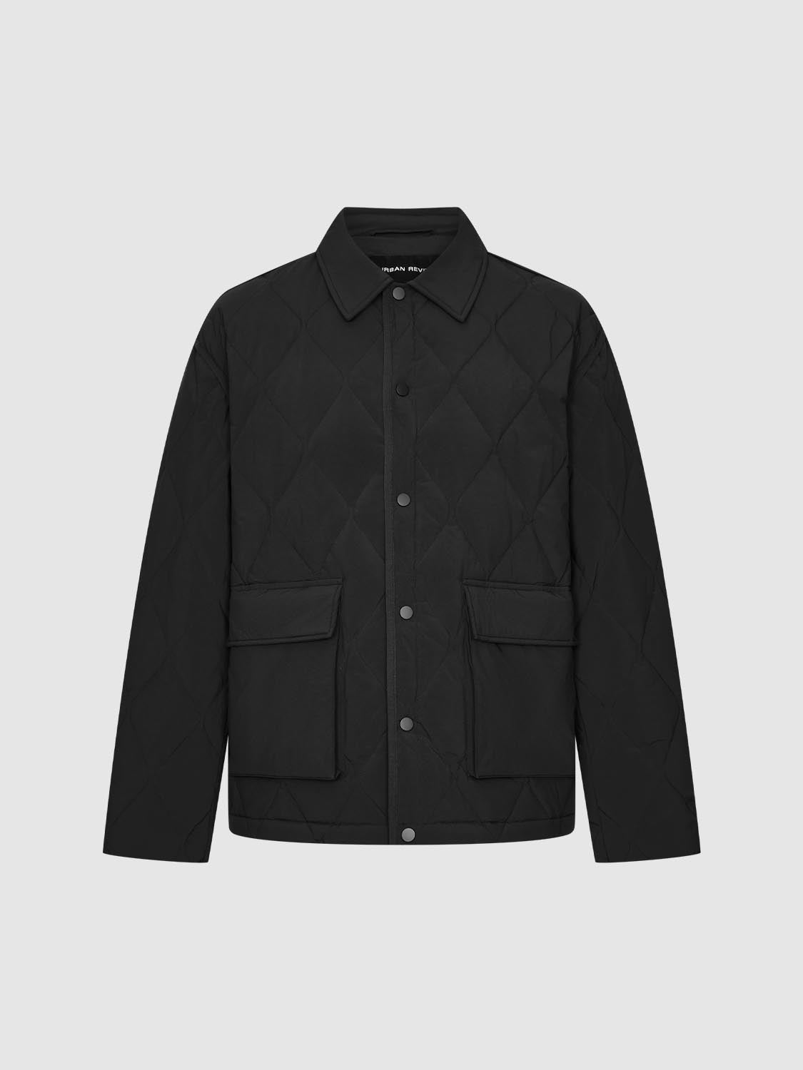 Flap Pocket Puffer Padded Jackets