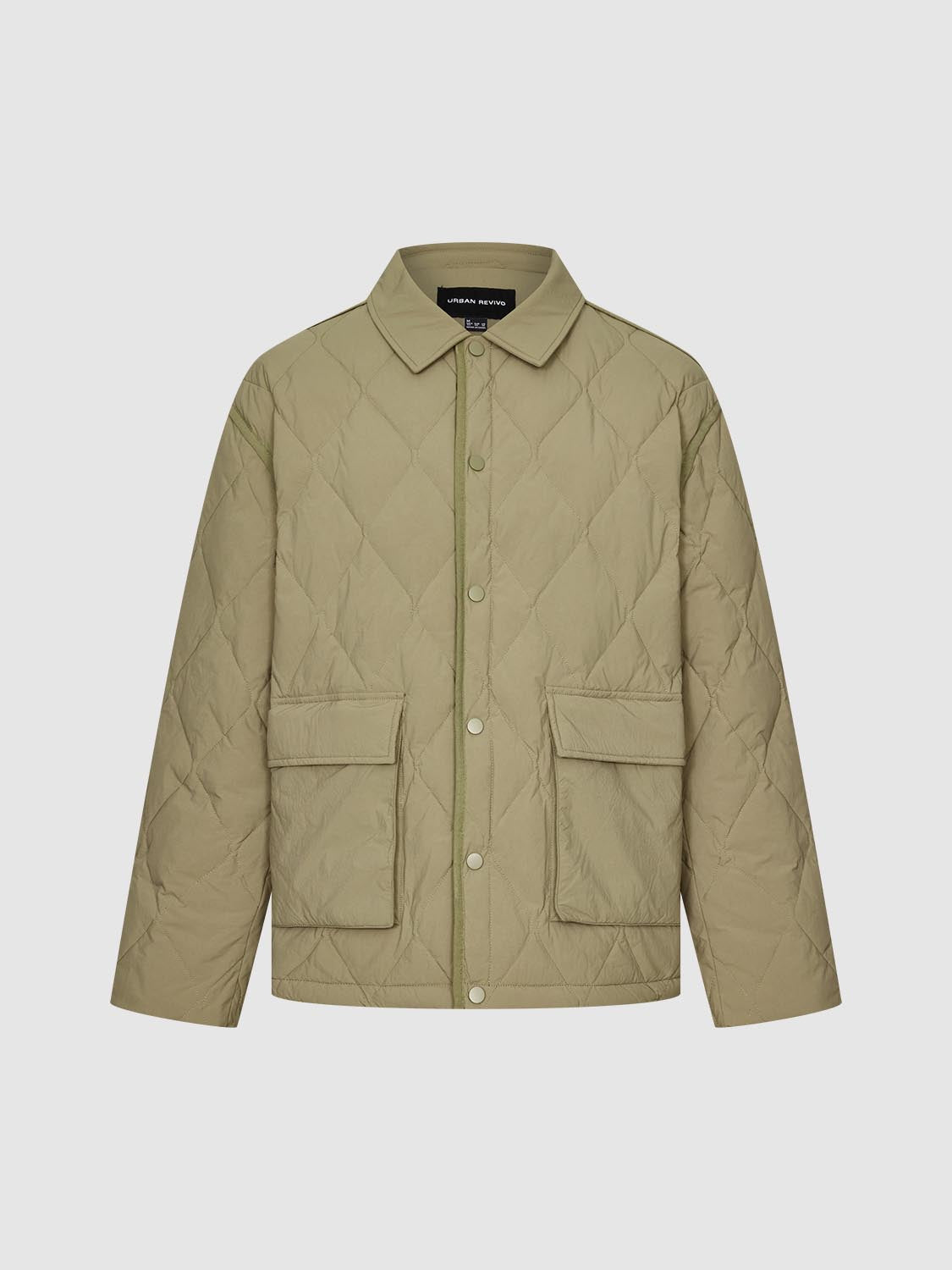 Flap Pocket Puffer Padded Jackets