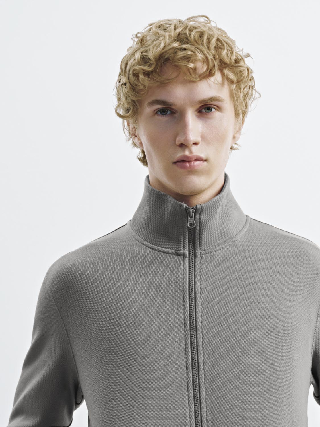 Stand Collar Zip Up Jackets