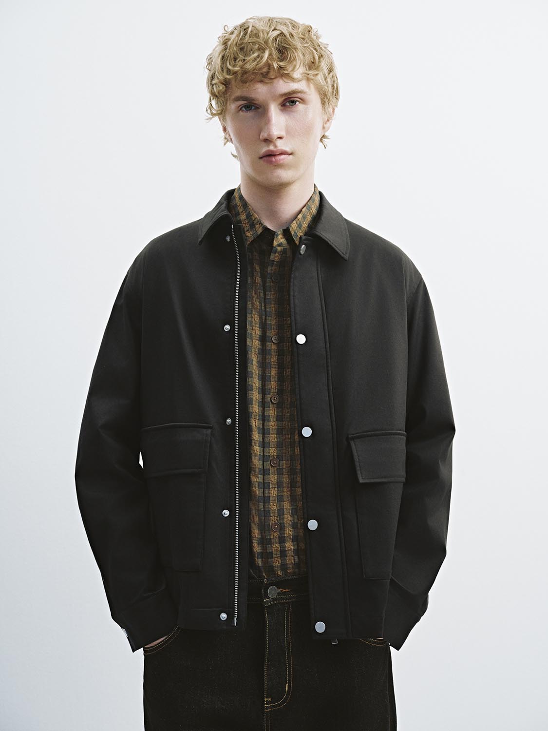 Button Zip Up Jackets