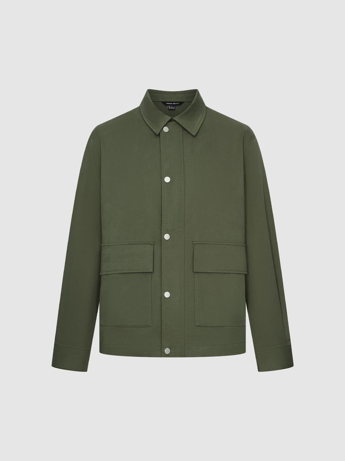 Button Zip Up Jackets