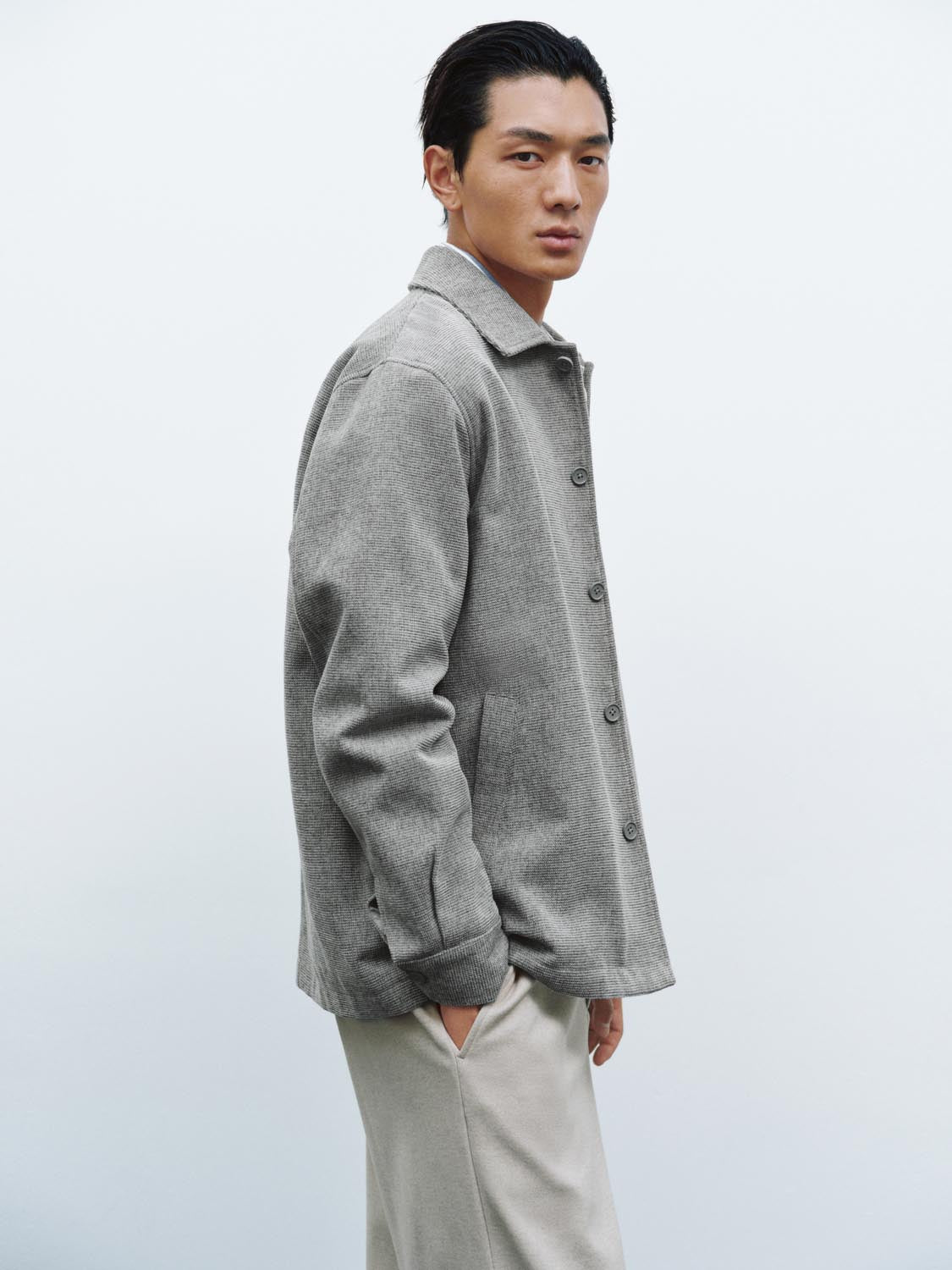 Collared Trench Coat Jackets