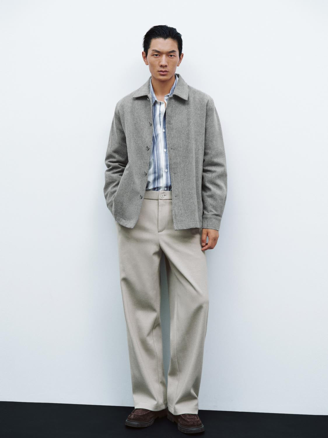 Collared Trench Coat Jackets