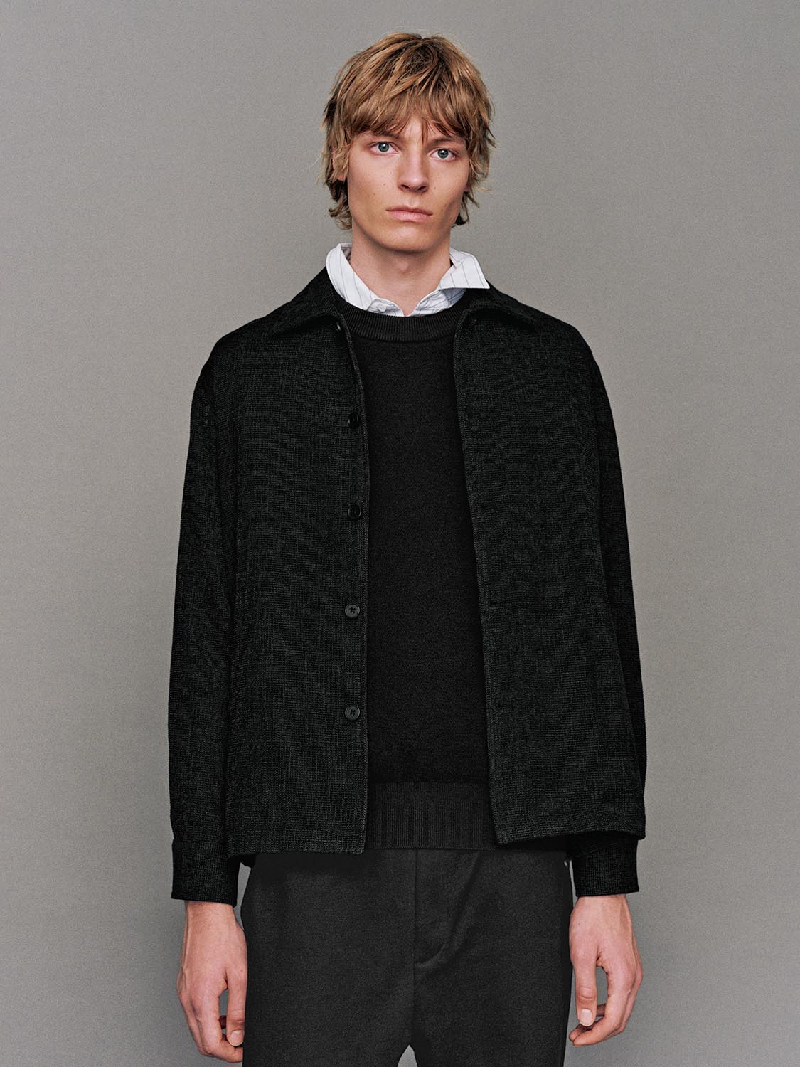 Collared Trench Coat Jackets