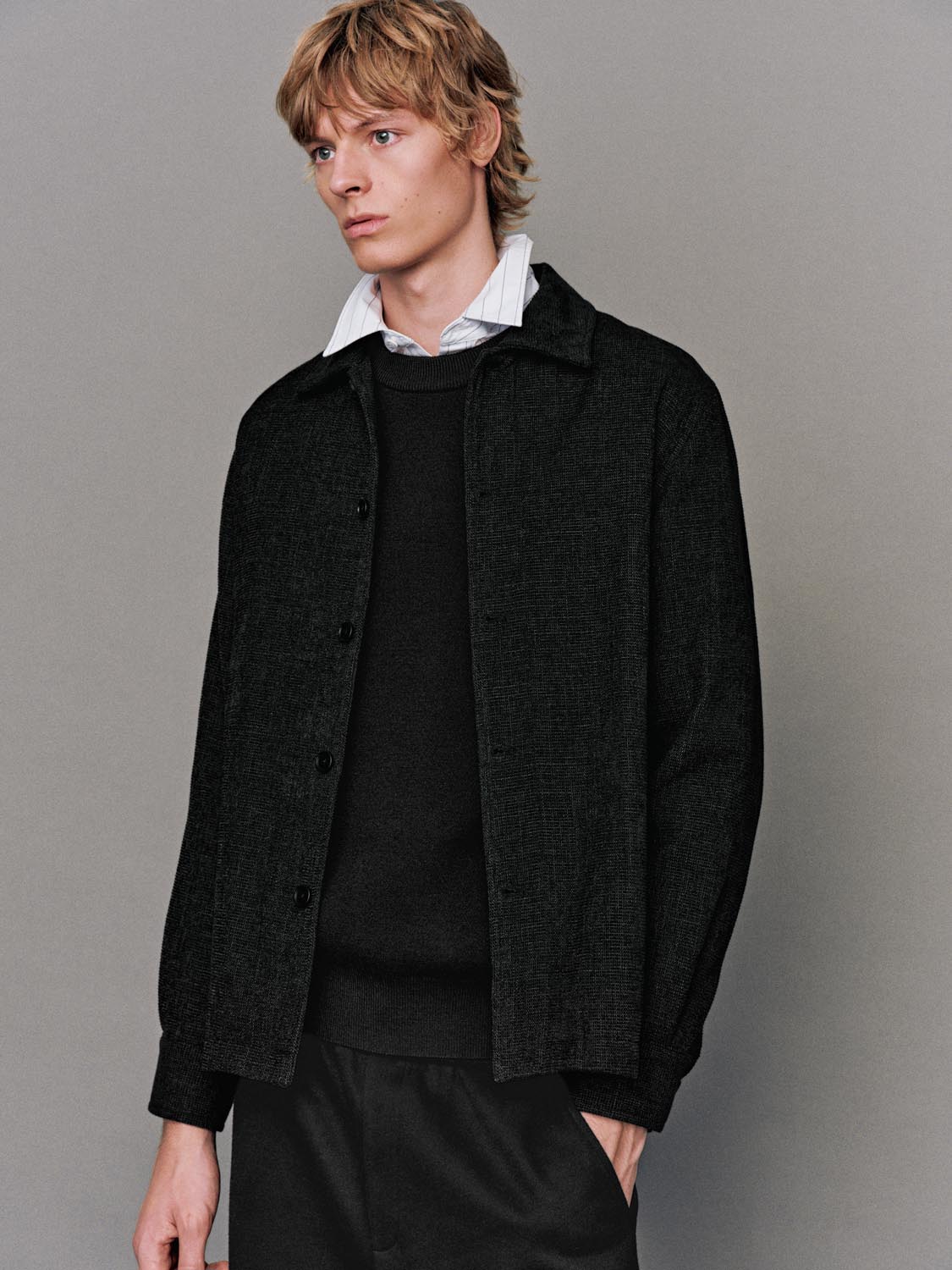 Collared Trench Coat Jackets