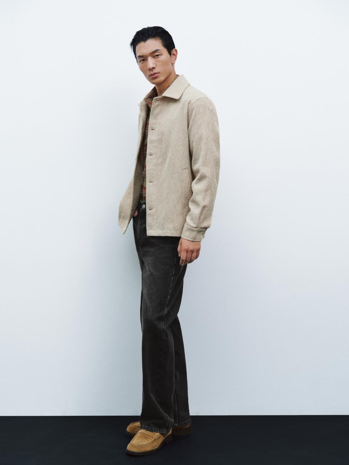 Collared Trench Coat Jackets