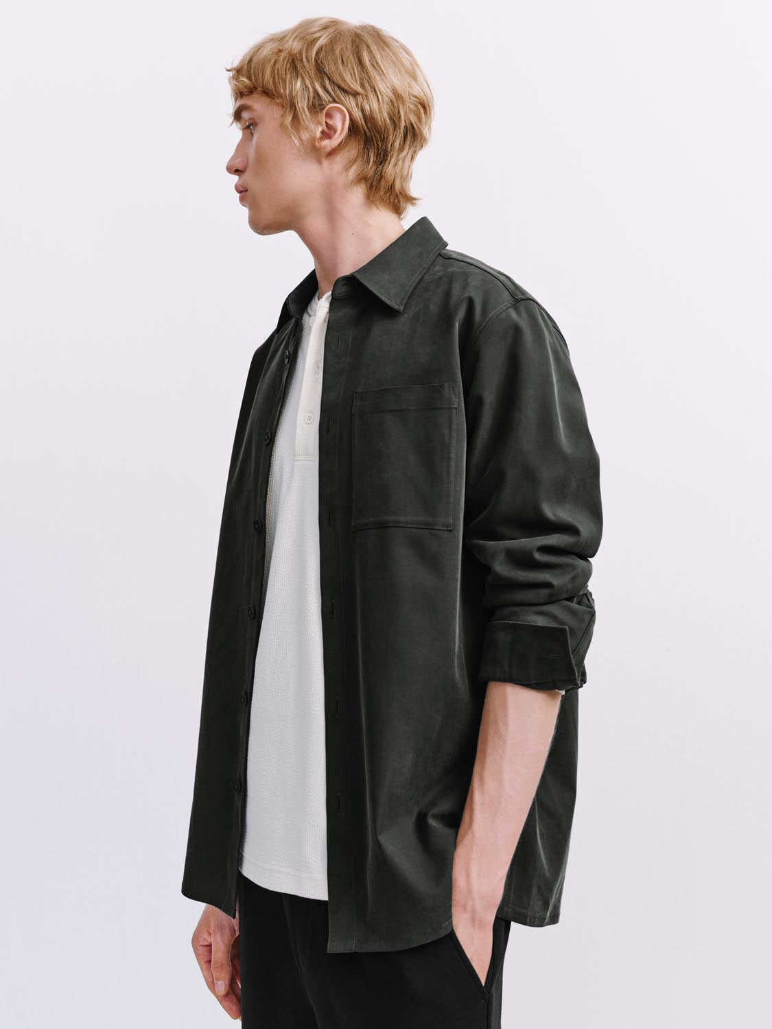 Patch Pocket Basic Shirts