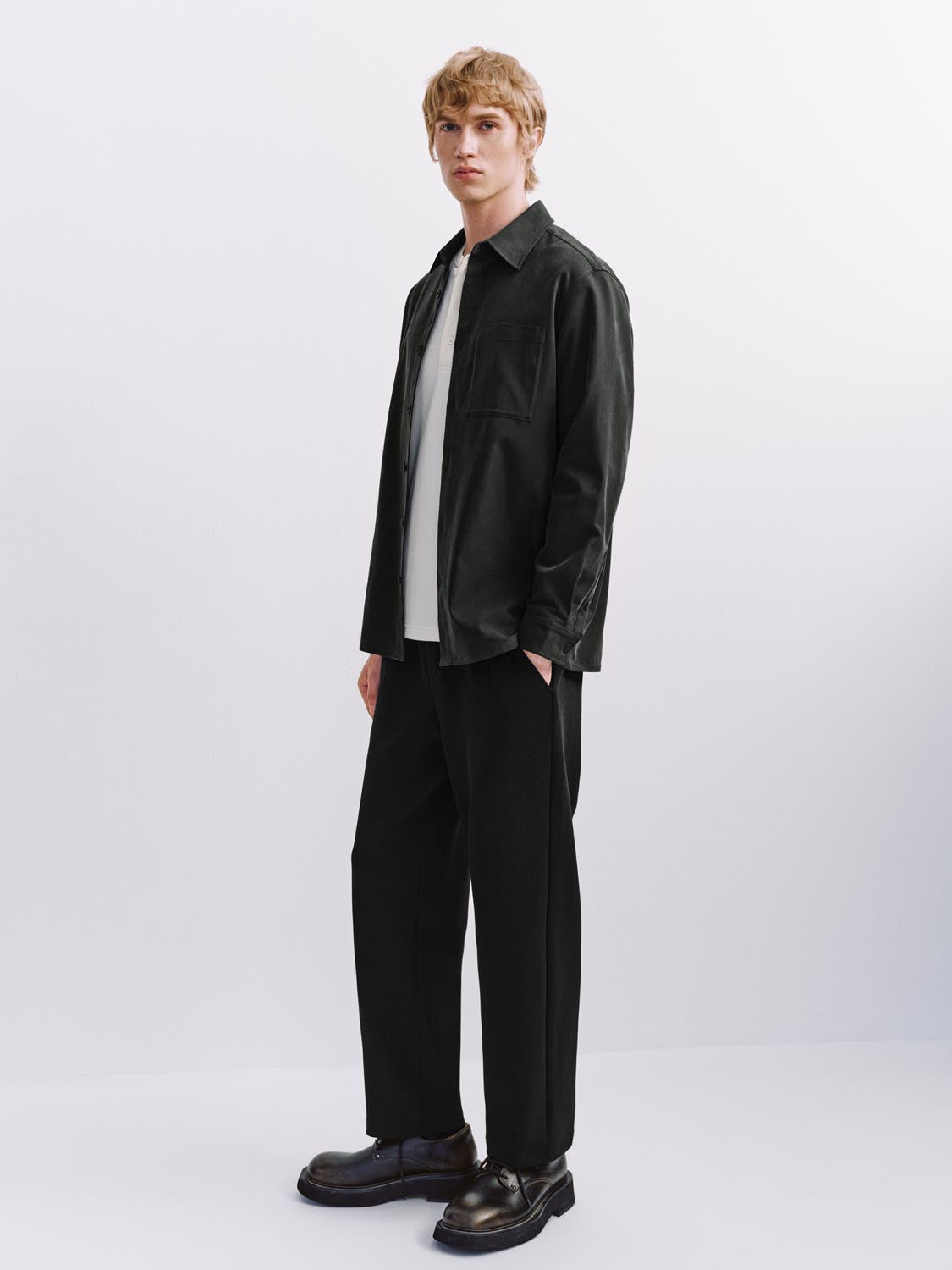 Patch Pocket Basic Shirts