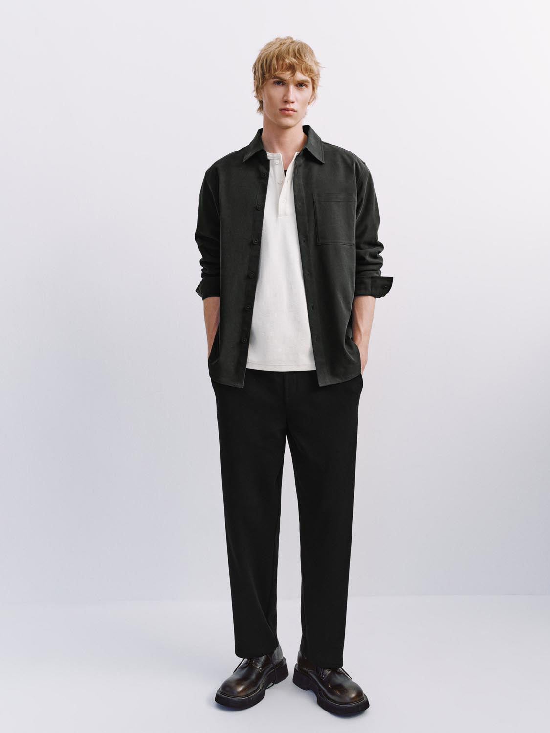 Patch Pocket Basic Shirts