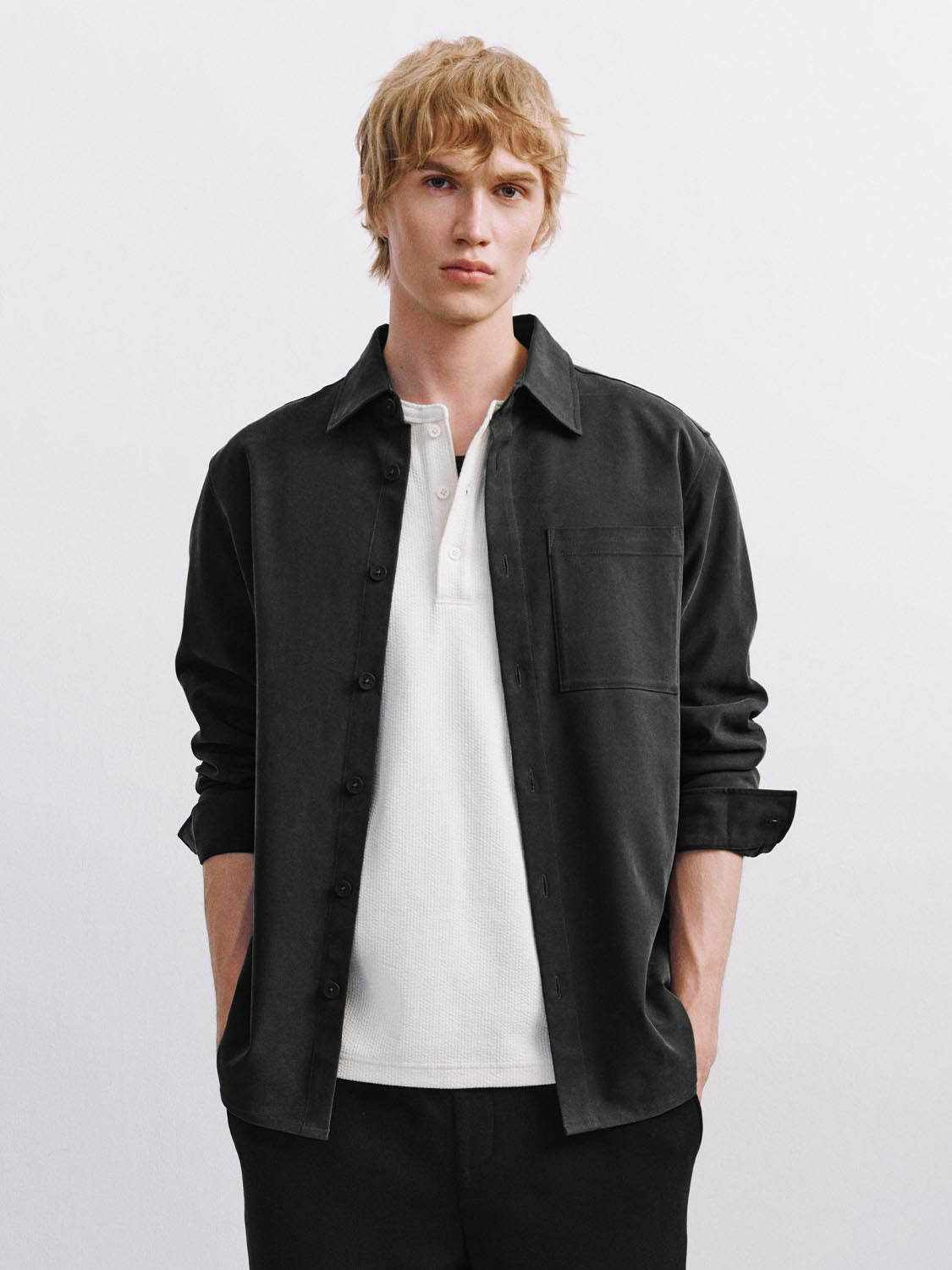 Patch Pocket Basic Shirts