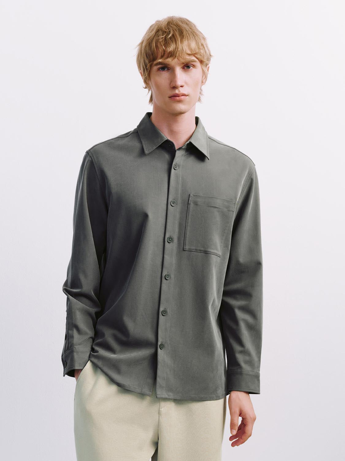 Patch Pocket Basic Shirts
