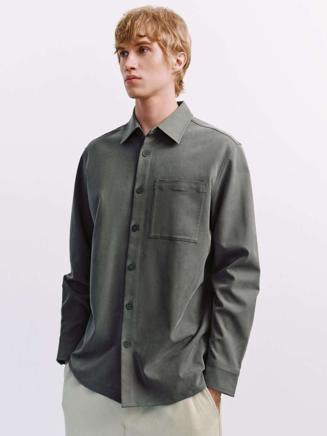 Patch Pocket Basic Shirts