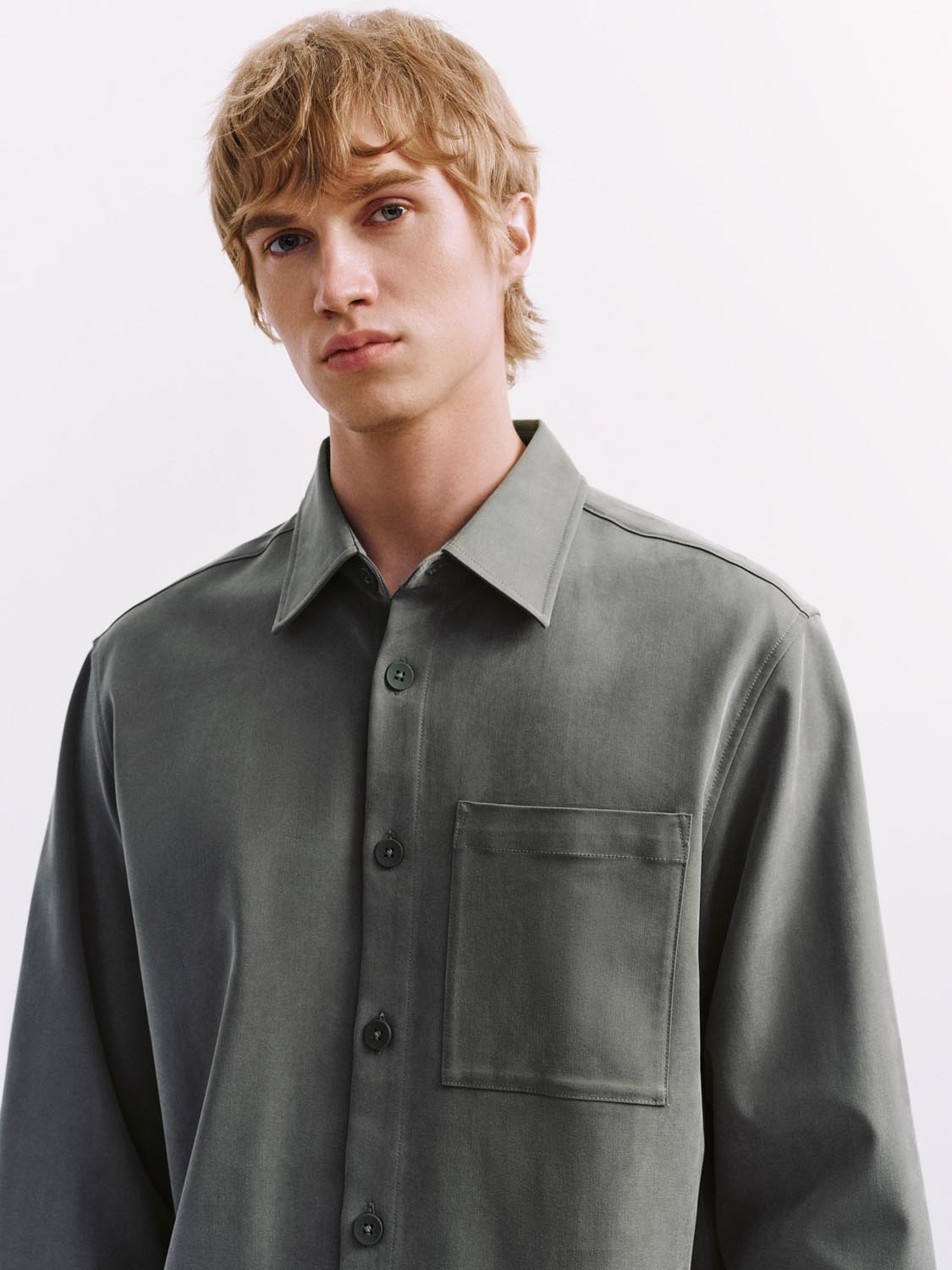 Patch Pocket Basic Shirts