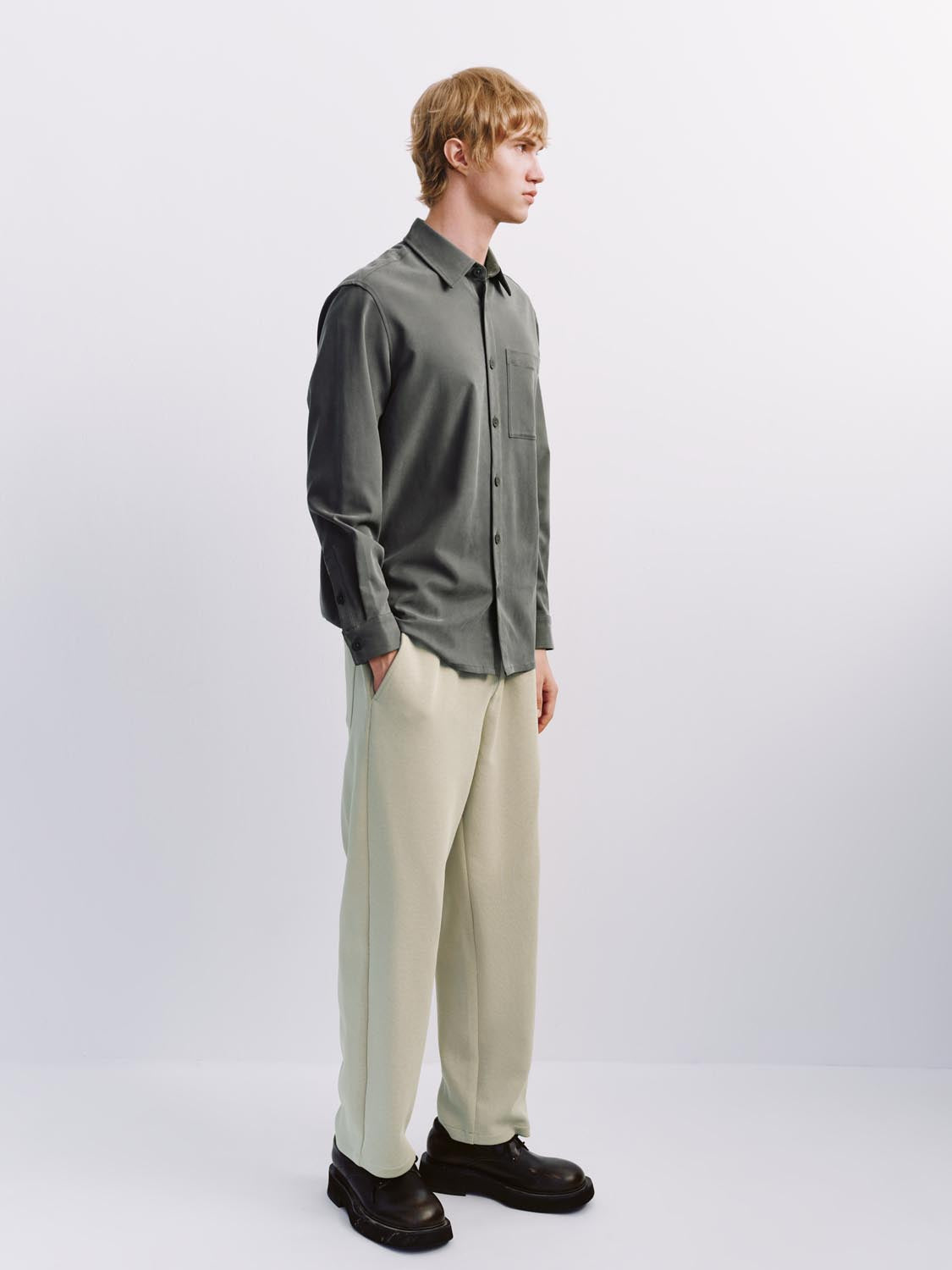 Patch Pocket Basic Shirts