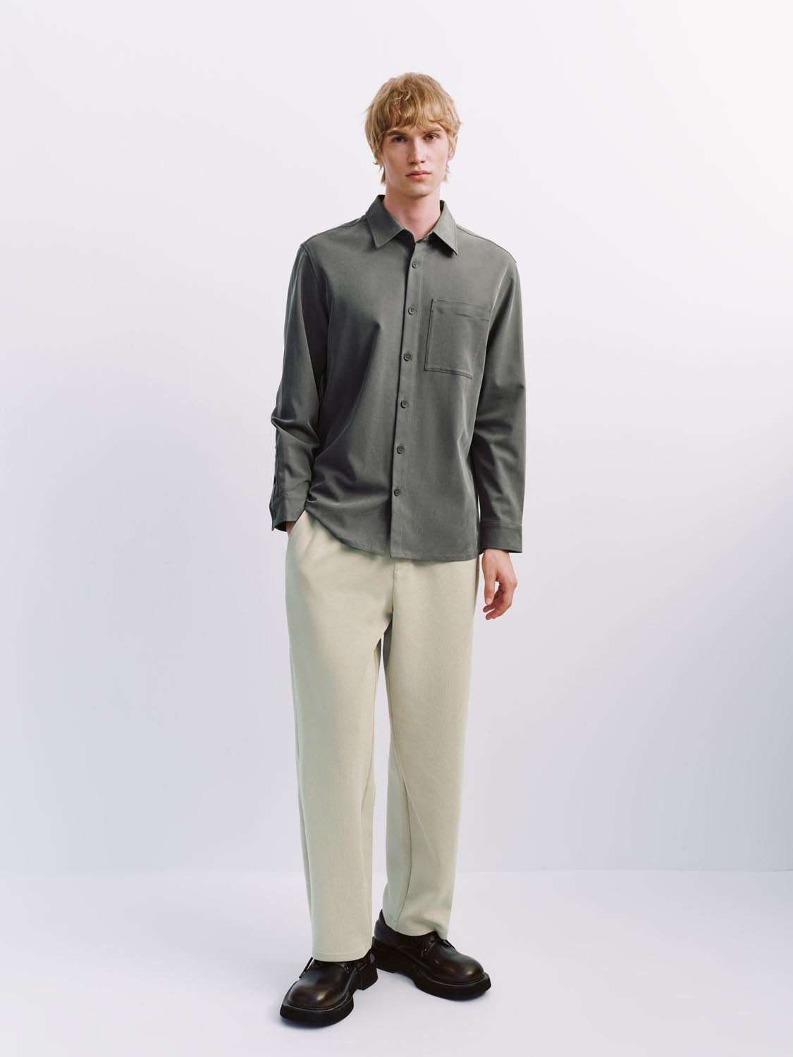 Patch Pocket Basic Shirts