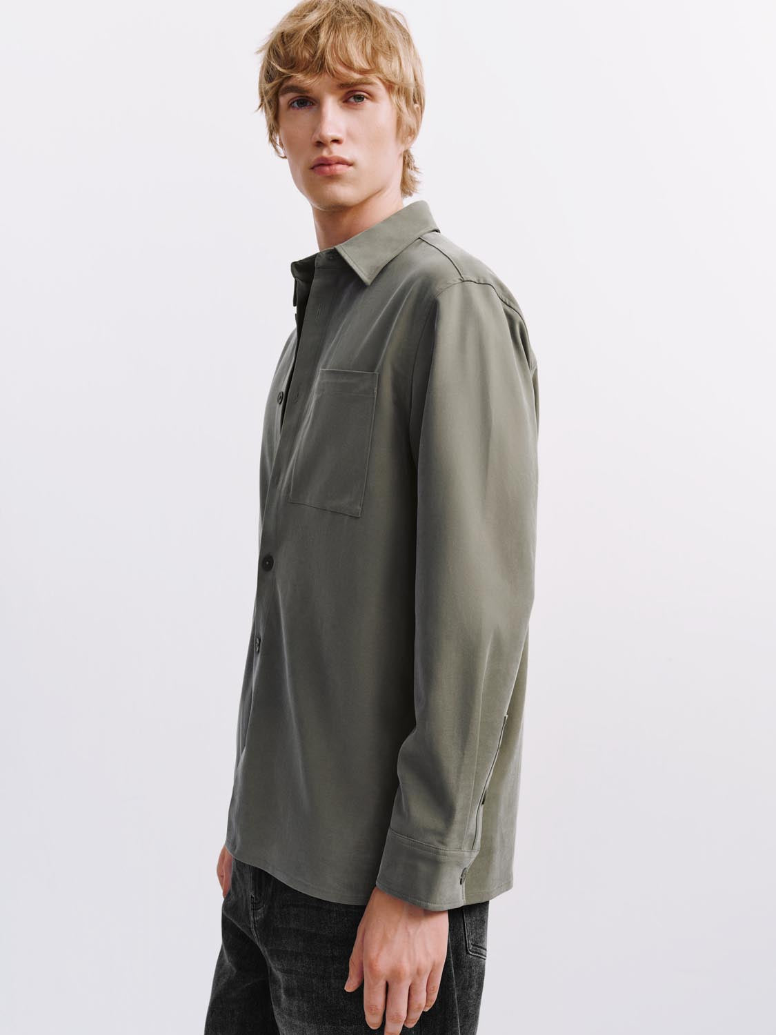 Patch Pocket Basic Shirts