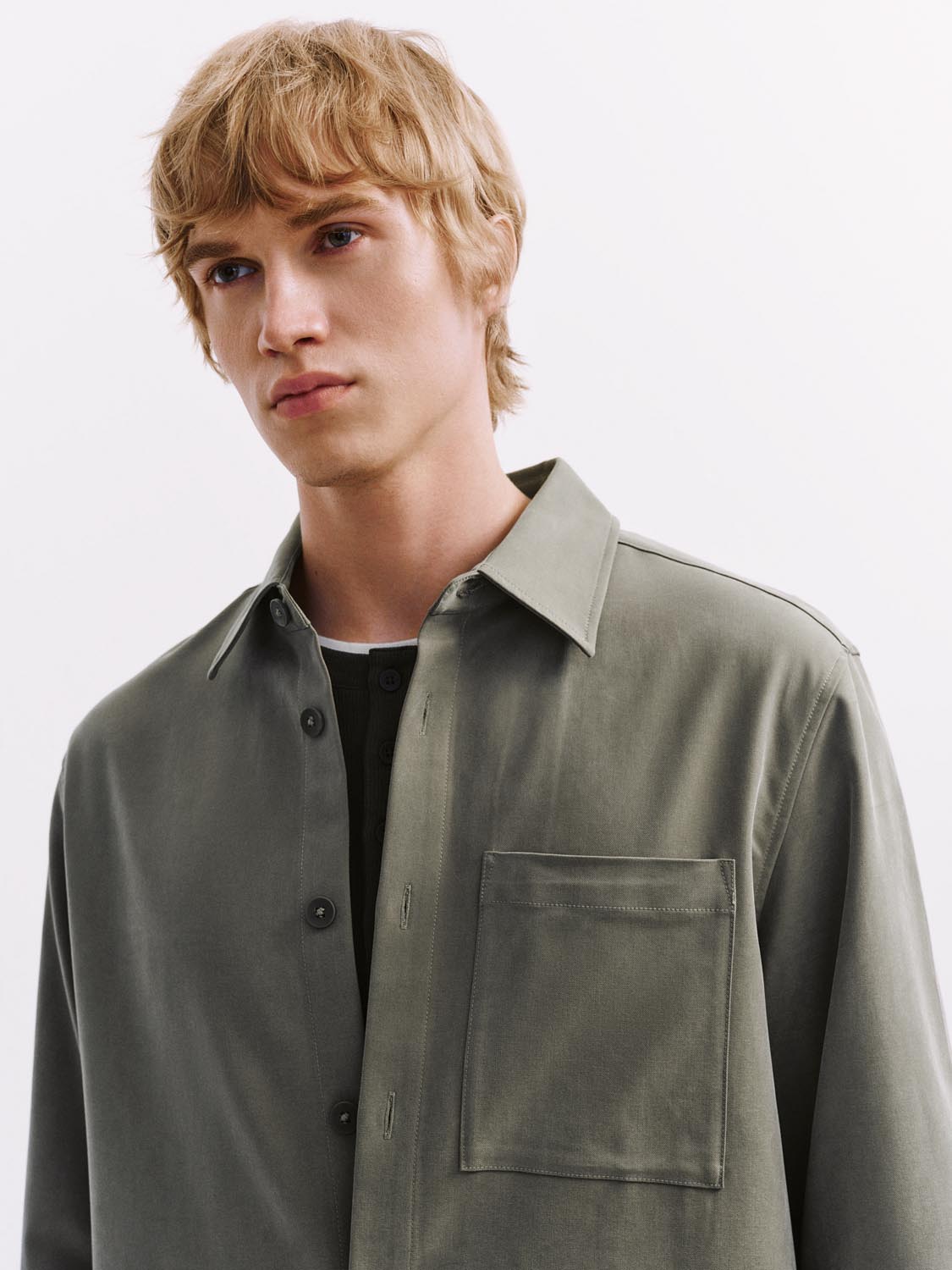 Patch Pocket Basic Shirts
