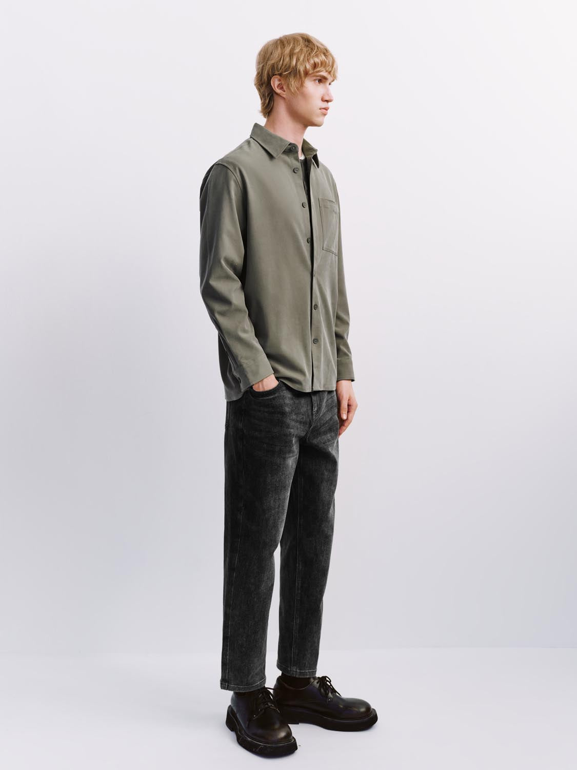 Patch Pocket Basic Shirts