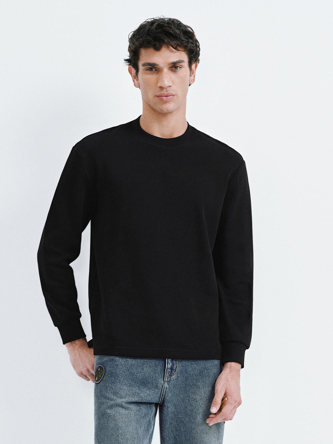 Basic Crew Neck Sweatshirts