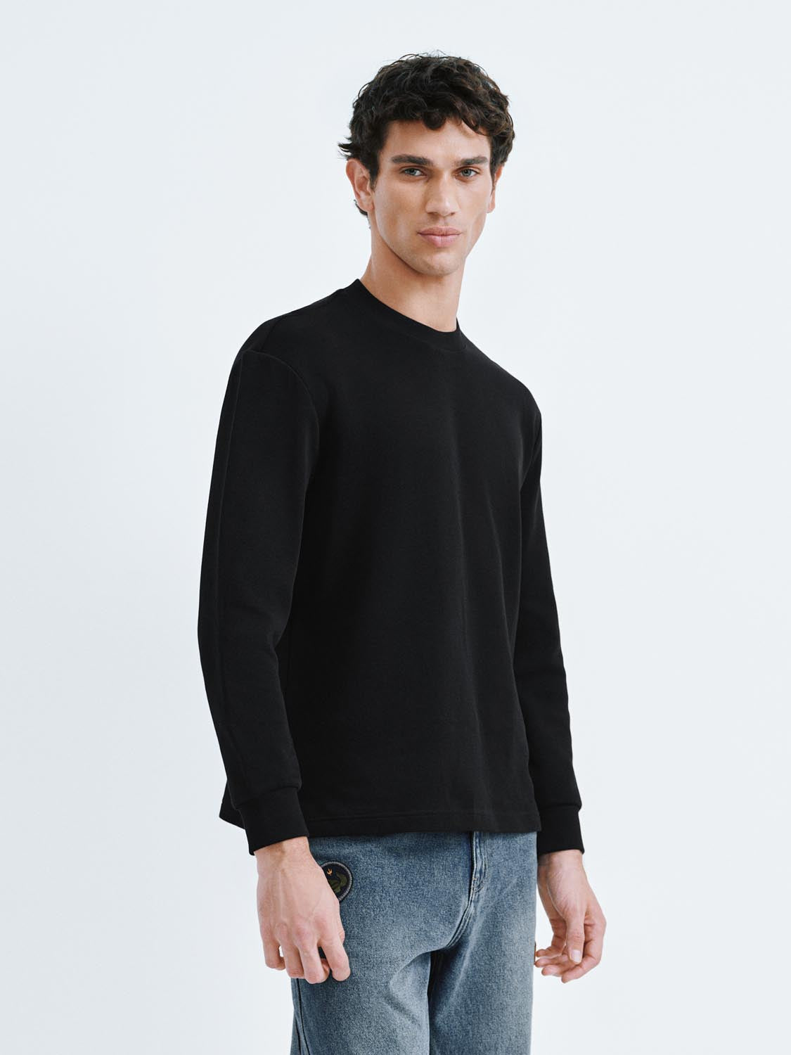 Basic Crew Neck Sweatshirts