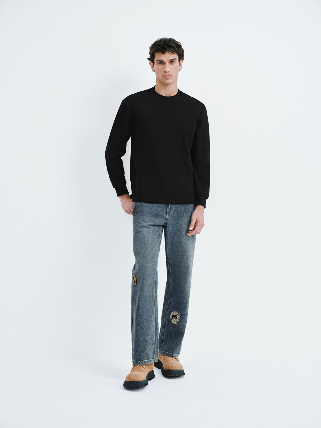 Basic Crew Neck Sweatshirts