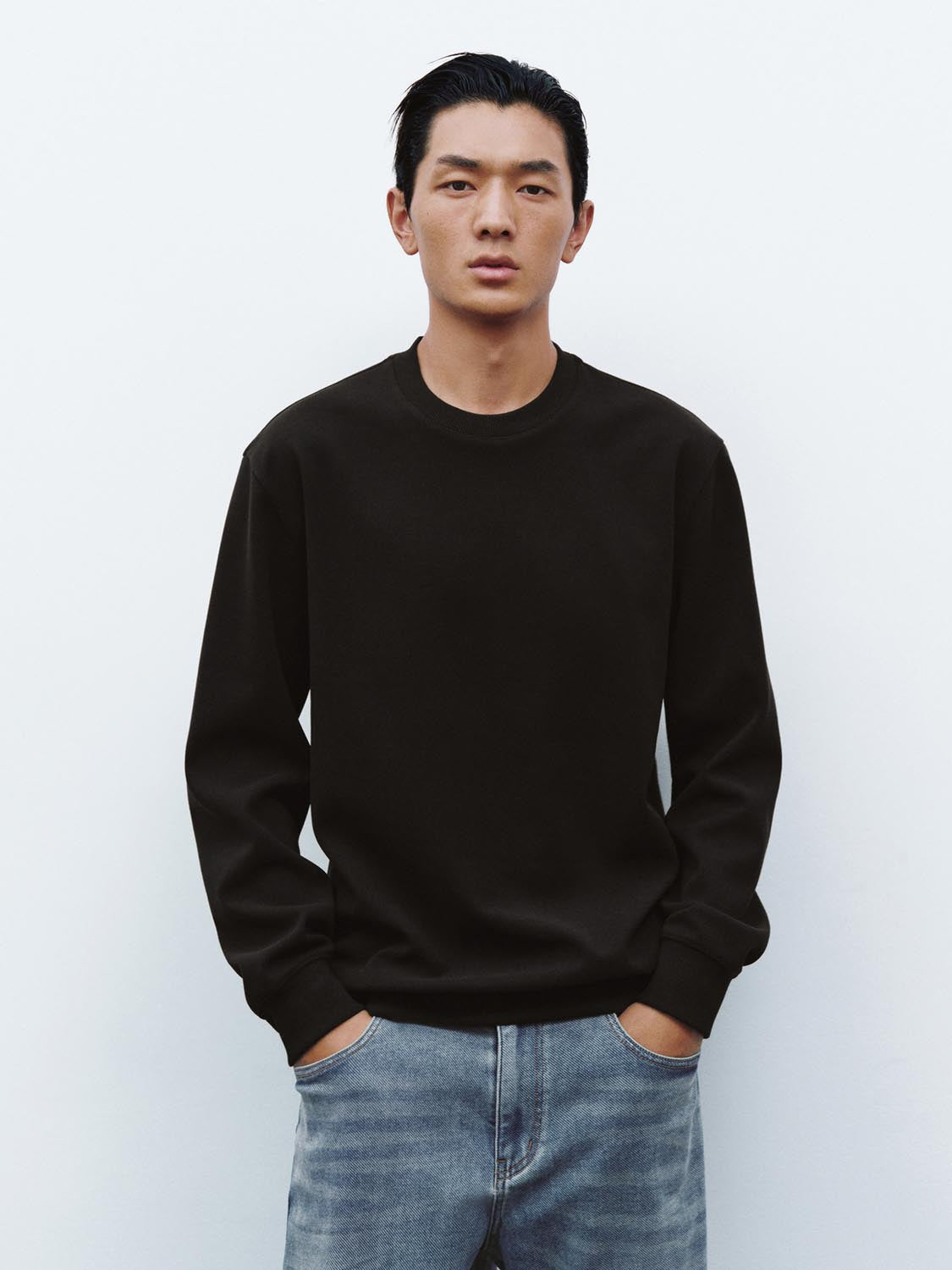 Basic Crew Neck Sweatshirts