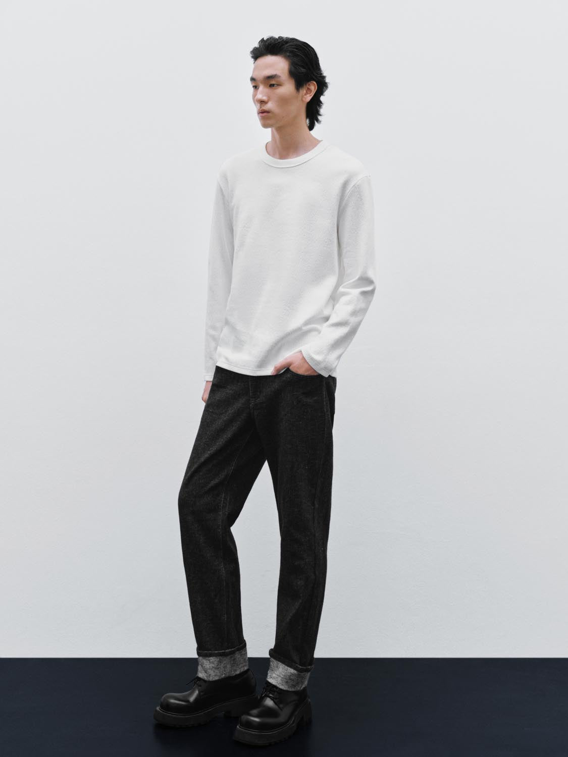 Crew Neck Long Sleeve T-Shirts