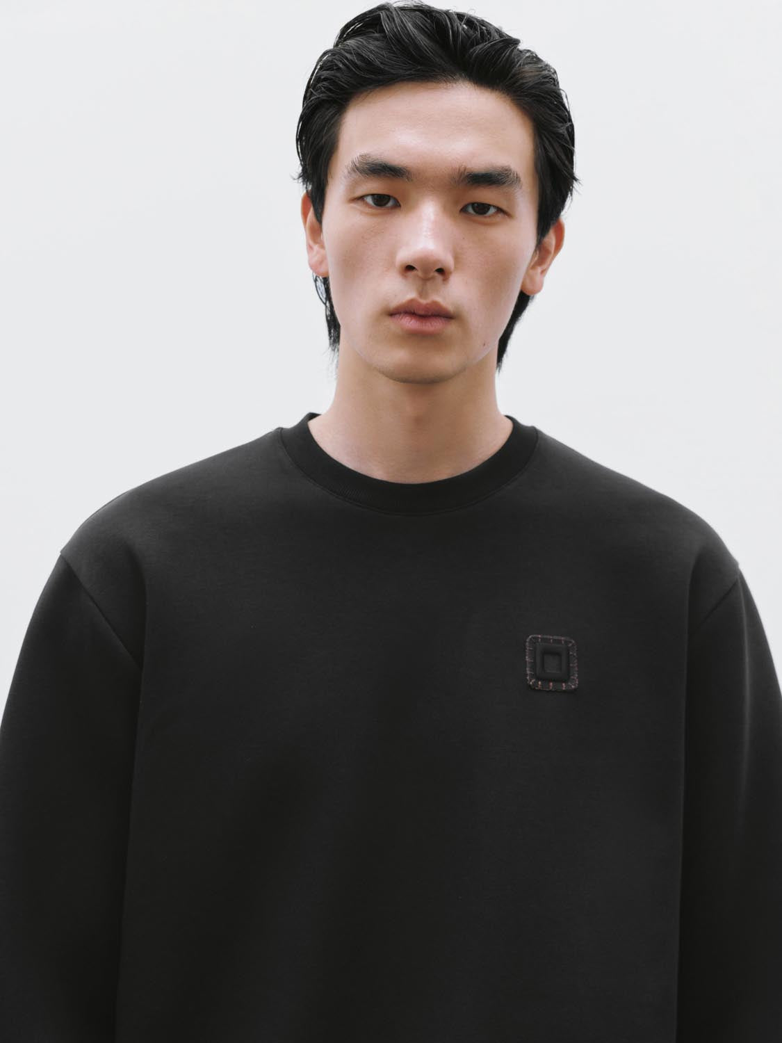 Crew Neck Contrast Trim Sweatshirts