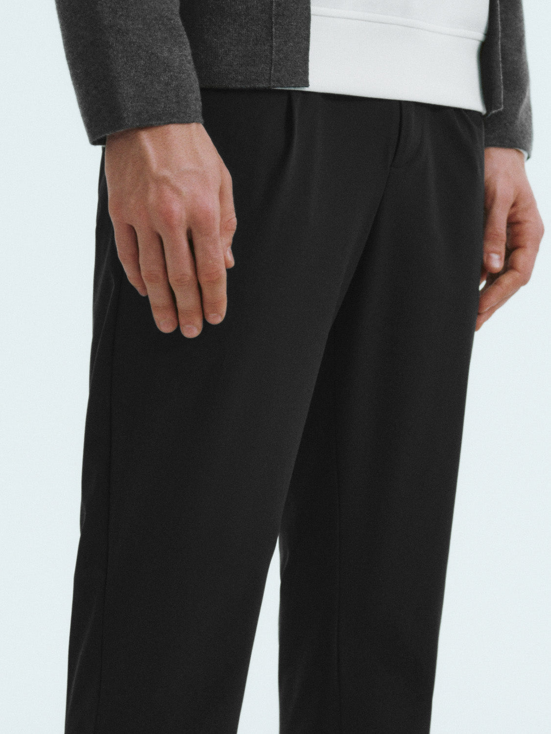 Tailored Straight Pants