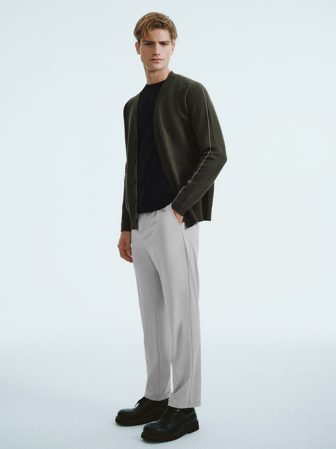 Tailored Straight Pants