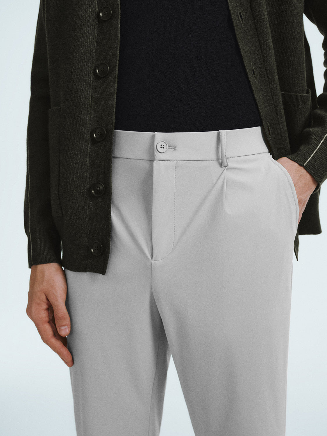 Tailored Straight Pants