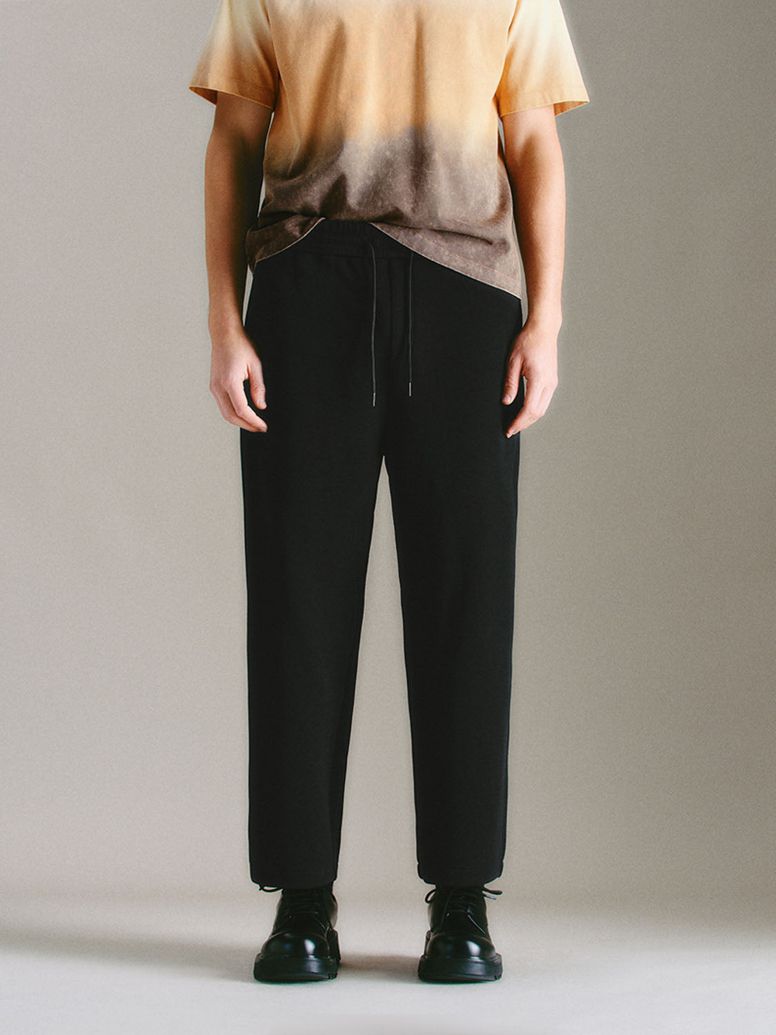 Drawstring Loose Straight Pants